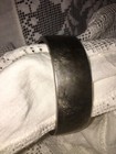 Antique Vintage Art Nouveau Deco  Sterling Silver A z Chain Co Bangle Bracelet