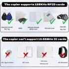 Handheld Rfid Id Card Copier Key Reader Writer Duplicator 125khz 5pcs Tags Us