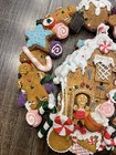 Artisan Made Polymer Clay Christmas Wreath With Candy And Gingerbread 12   