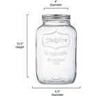 1 5 Gallons Large Size Glass Jar With Mouth Canning Jar Kitchen Storage Jar Cook