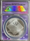 2024 John Wayne  portrait  1oz Silver Medal Anacs Ms69 Trader Bea Custom Holder