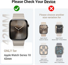  3pack For Apple Watch Screen Protector Case Series 10 42mm  Iwatch Protective F