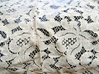 Antique  Handmade Lace 16  X 18  One Solid Piece  See Photos For Condition