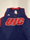Game Worn Used Jersey Uic Flames Illinois Chicago Basketball Men   s Size Xl Blank