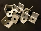 Pack Of 10 Pcs T-slot Aluminum 2 Hole Inside Corner Bracket 10 Series 2525 