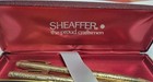 Vintage Imperial 12k Gold Sheaffer Pen pencil Set  grapes And Leaves  Pattern