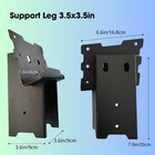 4-pack Deer Stand Multi-use Angle Brackets Outdoor Platforms And Hunting Blinds