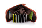 Genuine Leather Blocking Wallet Credit Card Holder Case Thin Pocket Men women