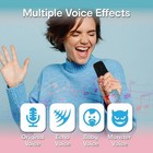 Portable Bluetooth Karaoke Machine For Kids With 2 Wireless Mics  Rgb Lights 