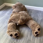 Vintage Dakin Elegante Brown Bear Plush Jumbo 30  Laying Flat Stuffed Animal  82