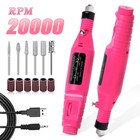 Electric Drill Nail File Acrylic Art File Manicure Pedicure Portable Machine Kit