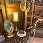 Dollhouse Miniature Led Wall Sconce Lamp Dollhouse Table Lamp Battery Switch On
