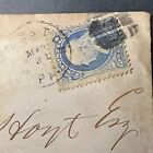 1870-71 Us  145 - 1c Washington Tied To Cover  Kingston Pa  New York Advertising