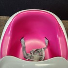 Bumbo Multi Seat With Tray Baby Booster Feeding Floor Chair Dark Pink And White
