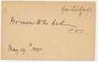 1890 Qv 1d Penny Postage Jubilee Postcard Guildhall Postally Used  Code 12