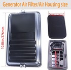 5500 6000 Watt Generator Air Filter Housing Box cover Assembly For 6500 8750    