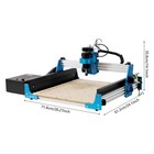 Usb 3 Axis Cnc 4040 Router Engraving Machine Engraver Milling Machine Grbl 500w
