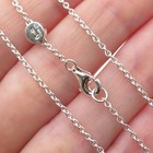 Theo Fennell 925 Sterling Silver Vintage London Cable Chain Necklace 16-18 