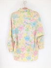 Vtg Key West Handprint Fashions Womens Large Floral Hibiscus Print Button Up