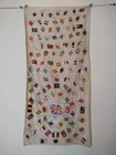 Vintage Fabulous Wwii Tobacco Cigarette Cover 113 Patches Textile Panel Item637