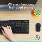 Logitech Mk270 Wireless Keyboard And Mouse Combo - Black  920-008813 