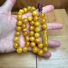 Handmade Antiq Amber Misbaha Tasbih Islamic Prayer Beads 12 2mm 44g