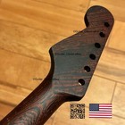 Wenge Strat Stainless Frets Guitar Neck Nitro Satin Fits Warmoth   Fender Ws6