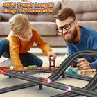 Slot Car Racing Track For Kids 1 43 Electric Powered 40ft Big Race Tracks Set   