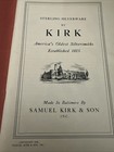 Original 1938 G  T  Brodnax Inc  Sterling Silver By Kirk Silversmiths Catalog