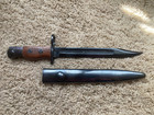 British Enfield No 5 Jungle Carbine Bayonet And Scabbard - Free Shipping