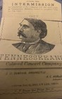 Rare Donavin   s Famous Tennesseans  Colored Concert Company Program 1873 Ephemera