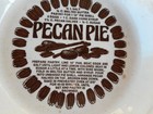 Vintage Royal China By Jeannette Deep Dish Pecan Pie Plate With Recipe 11  Round