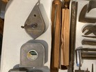 Vintage Tool Lot W  Master Mechanic Metal Toolbox Wrenches Files