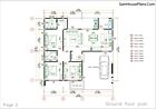 House Plans 40x36 Feet 12x11 Meter 3 Beds 3 Baths Terrace Roof  a4 Hard Copy 