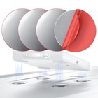 For Starlink Mini gen 3 Magnetic Mount Plate  4 Pack Adhesive Metal Plates