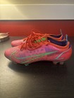 Nike Mercurial Youth Soccer Cleats Pink Green Swoosh Us Size 7 5