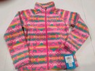 Nwtcolumbia Sz S 7 8 Girls Multicolor Fleece Pockets Full Zip Outdoor Jacket 633