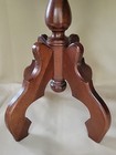 Victorian Renaissance Marble Top Mahogany Side Table Plant Stand 18 5  Beautiful