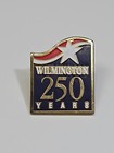 Wilmington 250 Years Travel Souvenir Lapel Pin Delaware Patriotic Colors