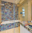 100 4x4 Mexican Tiles Ceramic Handmade Talavera Tiles Wall Floor Decorative  006