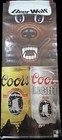 Rare 1985 Adolph Coors Co  Huge Beer Wolf Advertising Poster 59 X 24 Inch