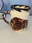 Vintage Tabby Cat Ceramic Mug Handpainted Nina Lyman