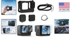 All-in-one Gopro Hero 12 11 10 9 Accessory Kit  Silicone Case   Glass Protection