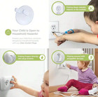10pcs Baby Proofing Safety Electrical Plug Protector  Hidden Handle Outlet Cover