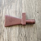 Antique Indian Native American Carved Catlinite Stone Smoking Pipe Tomahawk 