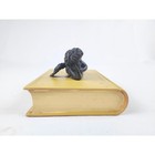 Vintage Cherub Angel Bookend Faux Book Library Decor Cupid Figurine Heavy Resin