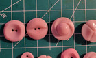 10 Confirmed Colt Manufacturing Buttons No Dups Excellent Condition All Pink
