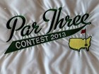 2013 Masters Par 3 Flag Augusta National Golf Contest New Pga