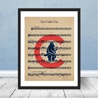 Vintage Chicago Go Cubs Go Sheet Music Logo Decor Baseball Wrigley Gift Art Song