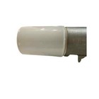 Vintage Mid Century White Globe Double Wall Light Satin Glass Metal 60s 70s